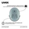 Uvex Visor Glasses Size Wanted Visor Cm Ski/Snowboard Helmet, Compatible, Dial-Type Adjustment, / 58-61