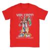 T-shirt Anime Voltron da Uomo Abbigliamento in Cotone Vintage Manica Corta Girocollo Maglietta T-shirt Stampata