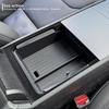 TEKSY For Tesla New Model 3 HIGHLAND 2025 2026 Center Console Storage Armrest Storage Box Upper&Lower Flocking Accessories New