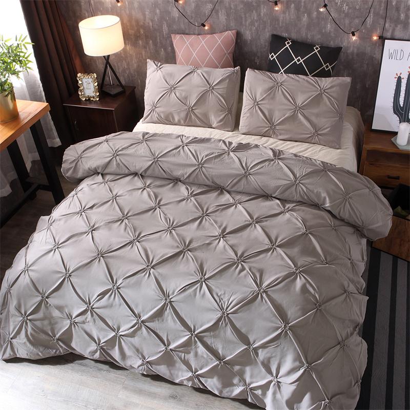 Queen Comfort Set 3Pieces, Gray Bed In A Bag Comforter Set For Bedroom, Beddding Sets Without Comforter, Duvet Cover&Pillowcases