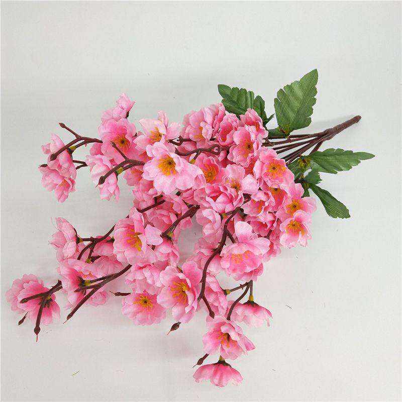 Gorgeous 43cm Artificial Plum Spring Blossom With 81 Heads For Home Garden Decor