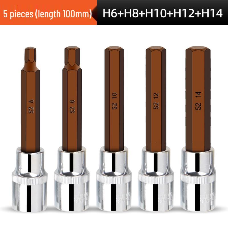1/2" Electric Hex Socket Wrench and Screwdriver Bit Set