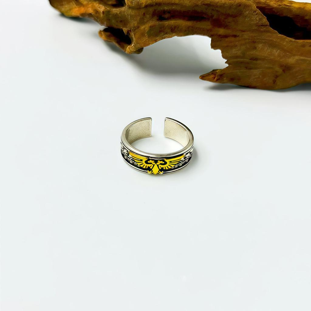 Trendy Unisex Retro Copper Eagle Emblem Ring