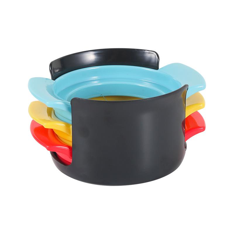 three-in-one ABS egg cutter 304 egg cut pine flower cutter kitchen gadget pine flower egg cutter чёрный