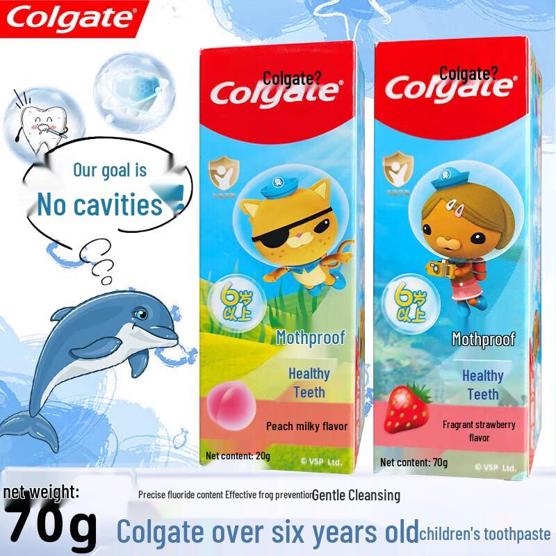 Colgate Kids Toothpaste, Peach Milk Flavor (6+ Years)