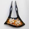 [TOuWA] Kanzashi (Japanese hair ornament), fan-shaped, pearl, two-pronged, for kimono, formal kimono, yukata, hakama, furisode, graduation ceremony,
