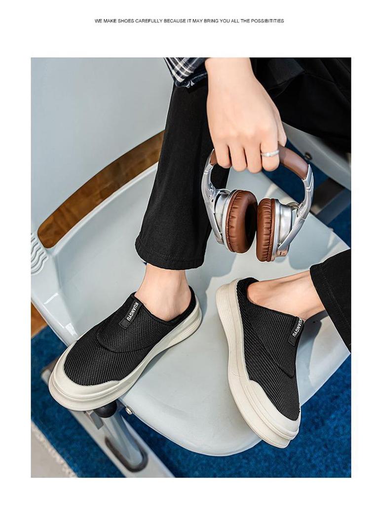 Veelzijdige Zomer Canvas Witte Instapslippers - Lichtgewicht Casual Schoenen