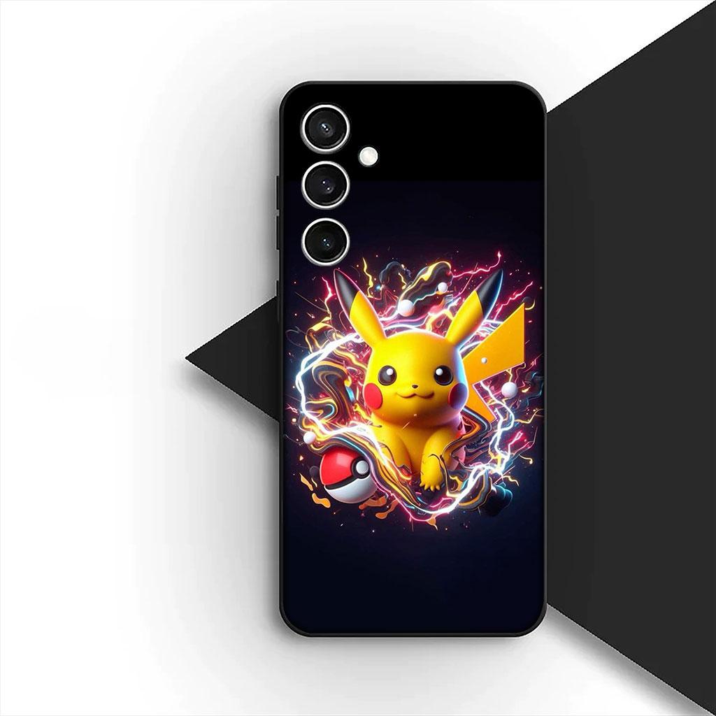 

Чехол для телефона для Samsung Galaxy S22 S21 S20 FE Ultra Plus A07 A17 A15 A16 A25 A57 A37 Корпус Case Gengar P-Pokemons GO P-Pikachus Samsung S22