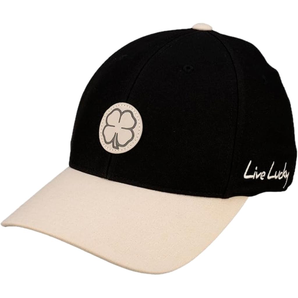[Black Clover] Cap Sharp Luck 18 Laser Patch/Black/Creme