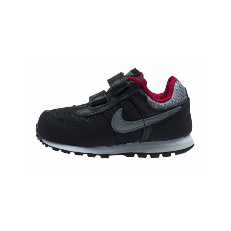 Nike MD Runner 2 Fabric Comfortable Versatile Low-Top Walking Shoes Baby Shoes Black Gray 652966-006