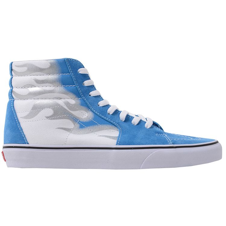 Vans Sk8 Canvas Lightweight Breathable High-Top Skate Shoes Unisex Sneakers Sky-Blue VN0A4U3CXF0