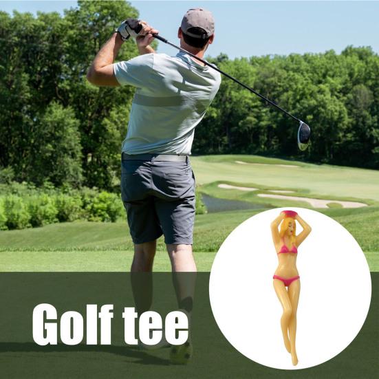 Bikini Beauty Plastik Golf Tee, Badeanzug Damen Golfballhalter, Golf Trainingshilfe Tee für Indoor Outdoor Driving Range