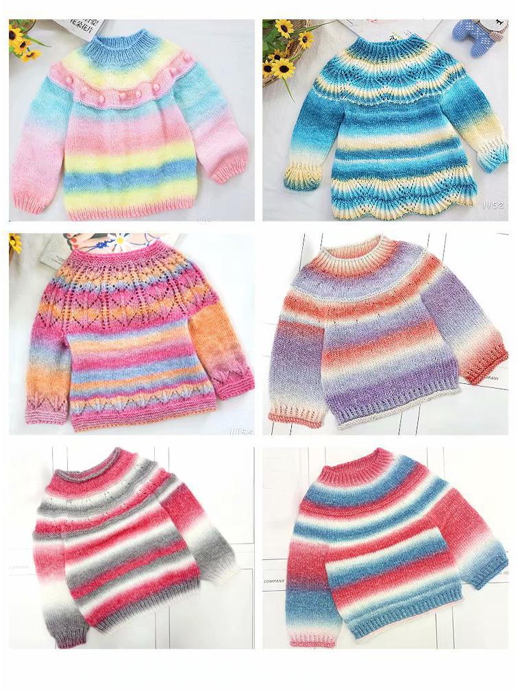 Ten Moments Soft Gradient Wool Yarn for Sweaters, Hats, Shawls & Scarves