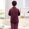 Women's Thickened Coral Flannel Fleece Pajama Set
