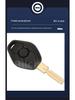 Compatible with BMW CAS2 Straight-Blade Key Remote Control (315/315LP/433) with ID46-7953 Chip
