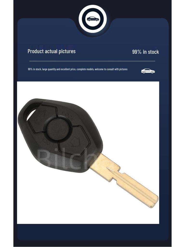 Compatible with BMW CAS2 Straight-Blade Key Remote Control (315/315LP/433) with ID46-7953 Chip