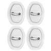 4/12pcs Car Door Lock Shock Absorber Cushion Crash Protection Cushion Seal Guard Plug Silicone Crash Protection Kit Accessories Interior Mirrors 6