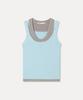 MIXXO Layered Color Block Sleeveless Knit_Miwkag713T