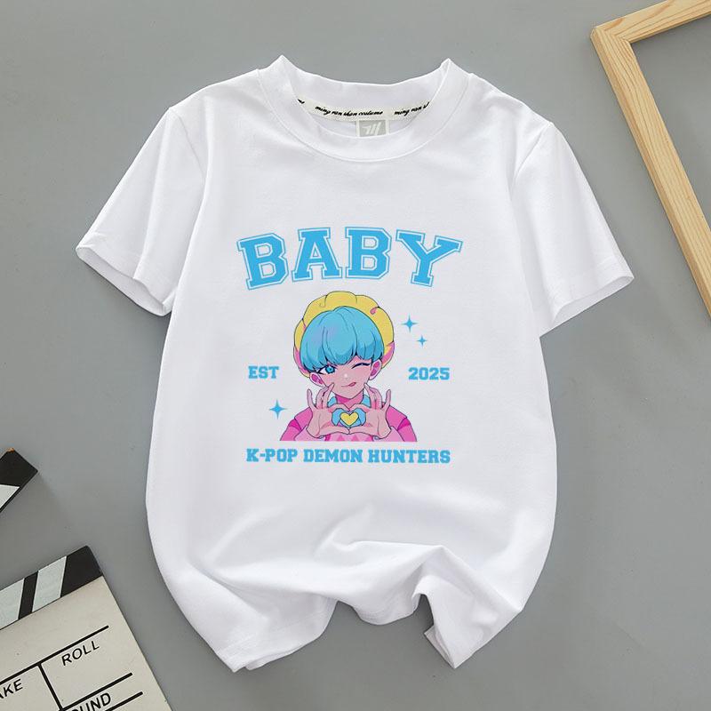 Cartoon Anime Printed Summer Comfortable Loose Soft Breathable Women's T-shirt- Soft Medium Stretch Polyester Fabric Summer Relaxed Fit Clothing