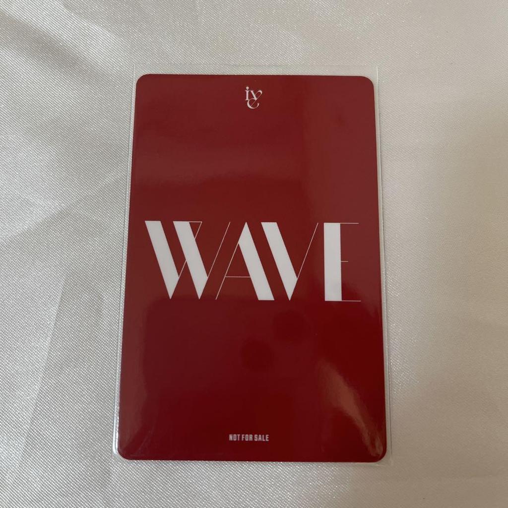 [USED] IVE WAVE SONY MUSIC SonyMyu Trading Card Lucky Drop Iso