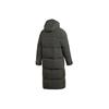 adidas Casual Hooded Long Down Jacket Men Outerwear Dark-Earth-Brown FT2487