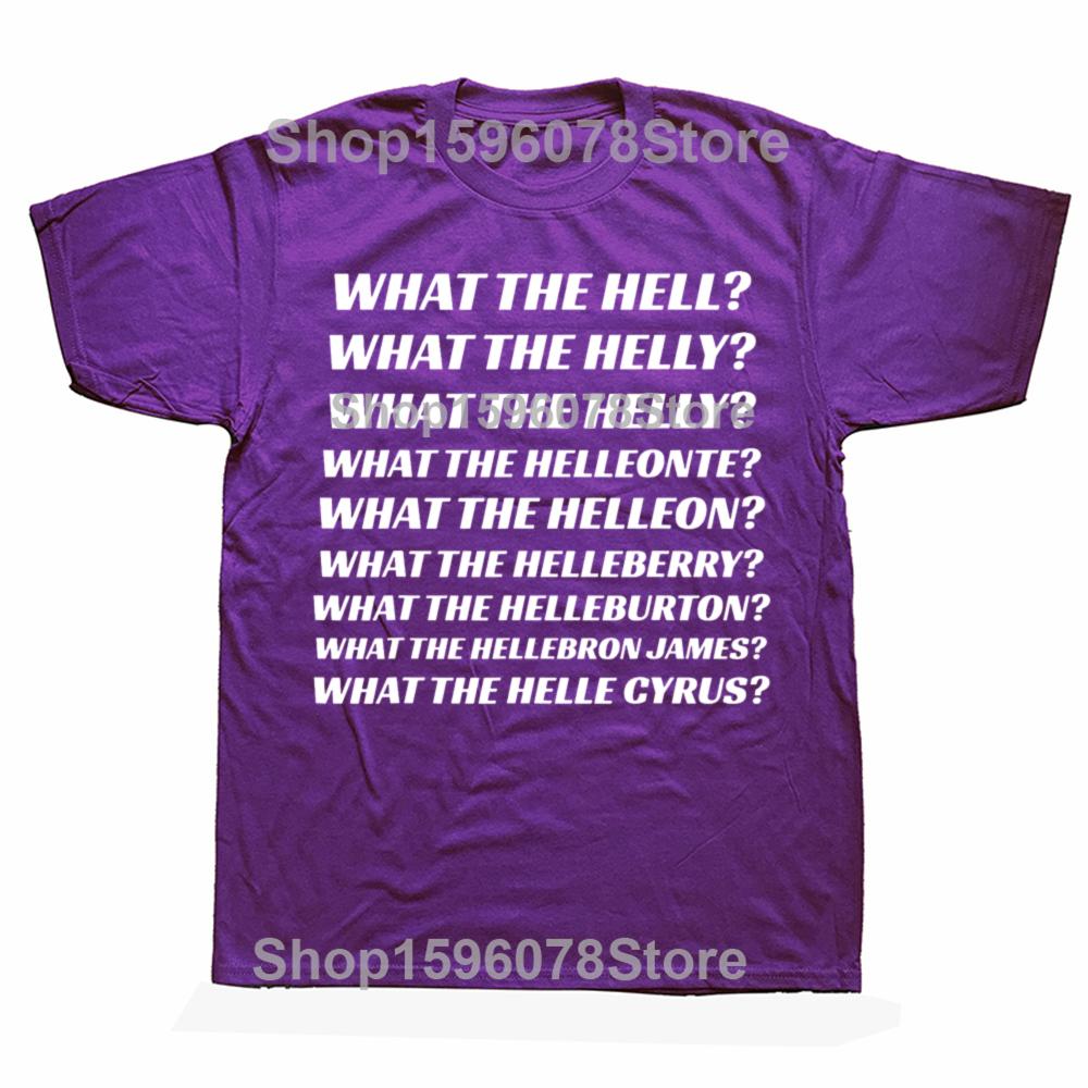 What The Hell What The Helly What The Helleon T Shirt Funny Pop Trend Y2k Tops Casual 100% Cotton Soft Unisex T-shirt