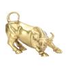 Wall Street Copper Bull Brass Animal Statue Artwork Desktop Decoration for Office Bedroom Bookshelf Shop