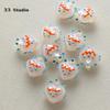 Pure Hand-painted Beads Stickers Diamonds Set Pearl Diy Jewelry Accessories Material Package Beads Car Pendant Cell Phone Chain Beads