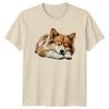 Sleeping Puppy Dog Animals Unisexs TShirt Unisexs Tee Graphic Unisex Top B