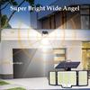 348 LED Motion Sensor Outdoor Light with RC Solar Outdoor Bright 3 Head Solar Flood IP65 Waterproof Security Detection Light