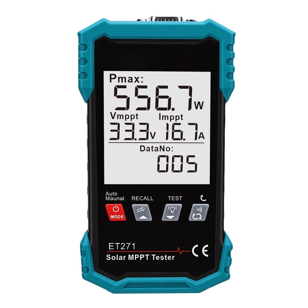 2000W Solar Panel Tester MPPT PV Meter Photovoltaic Multimeter for Open Circuit Voltage Troubleshooting Fault Detection