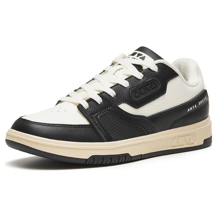 New ANTA Lifestyle Low 'Black White' Women's 122248026-1
