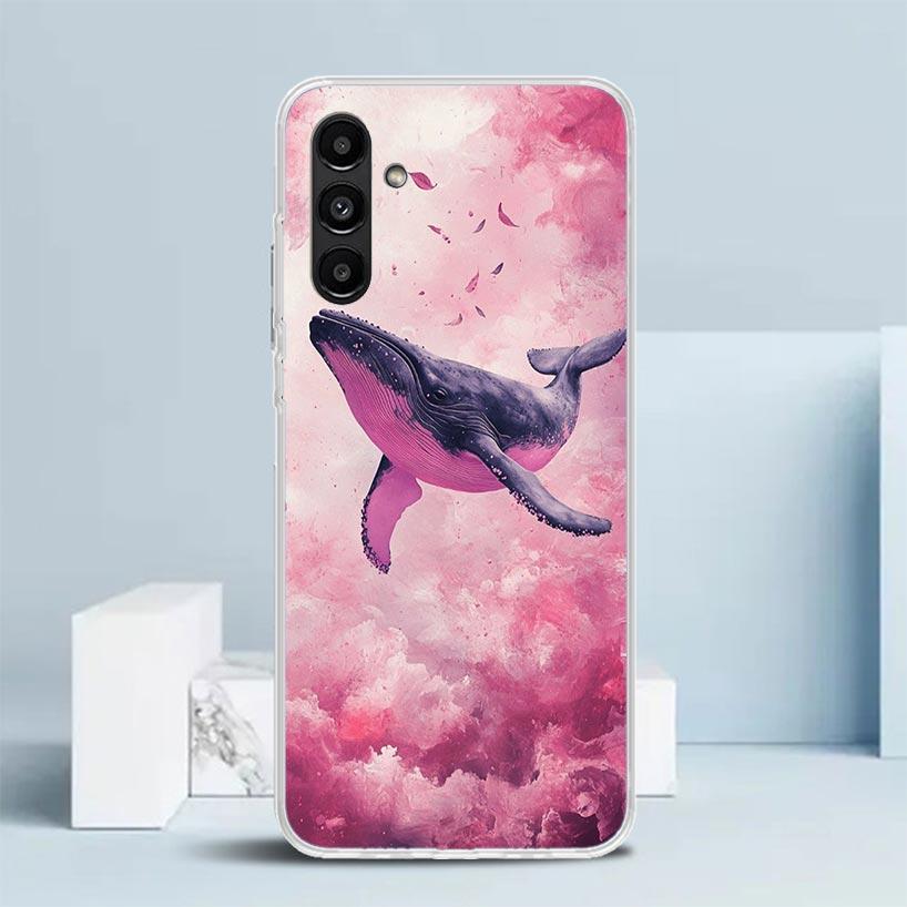 Humpback Whale Sea Giant Cover for Samsung Galaxy A17 A37 A57 A16 A26 A36 A56 A15 A14 A55 Phone Case A13 A53 A25 A35 A24 A34 A23