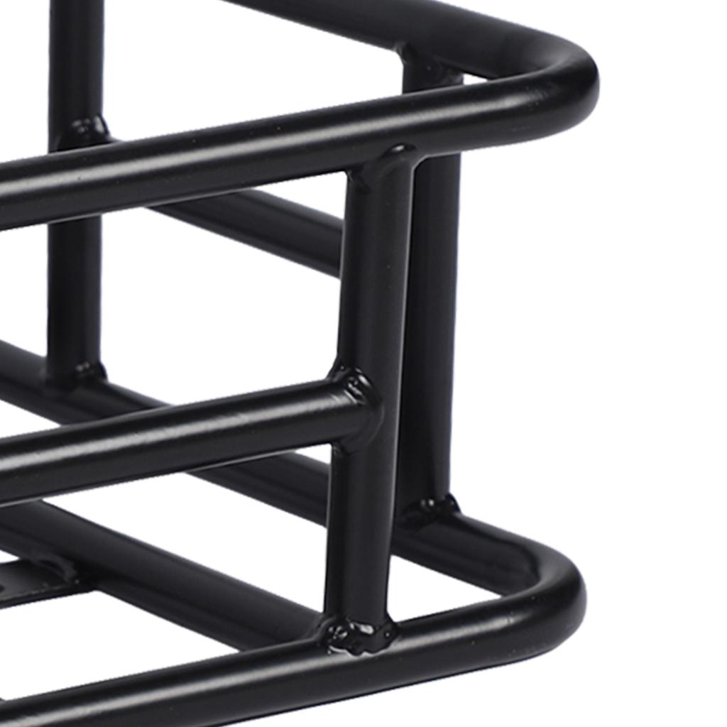 Bike Rear Seat Basket Large Capacity Cargo Carrier Rustproof Storage Basket For Bicycle