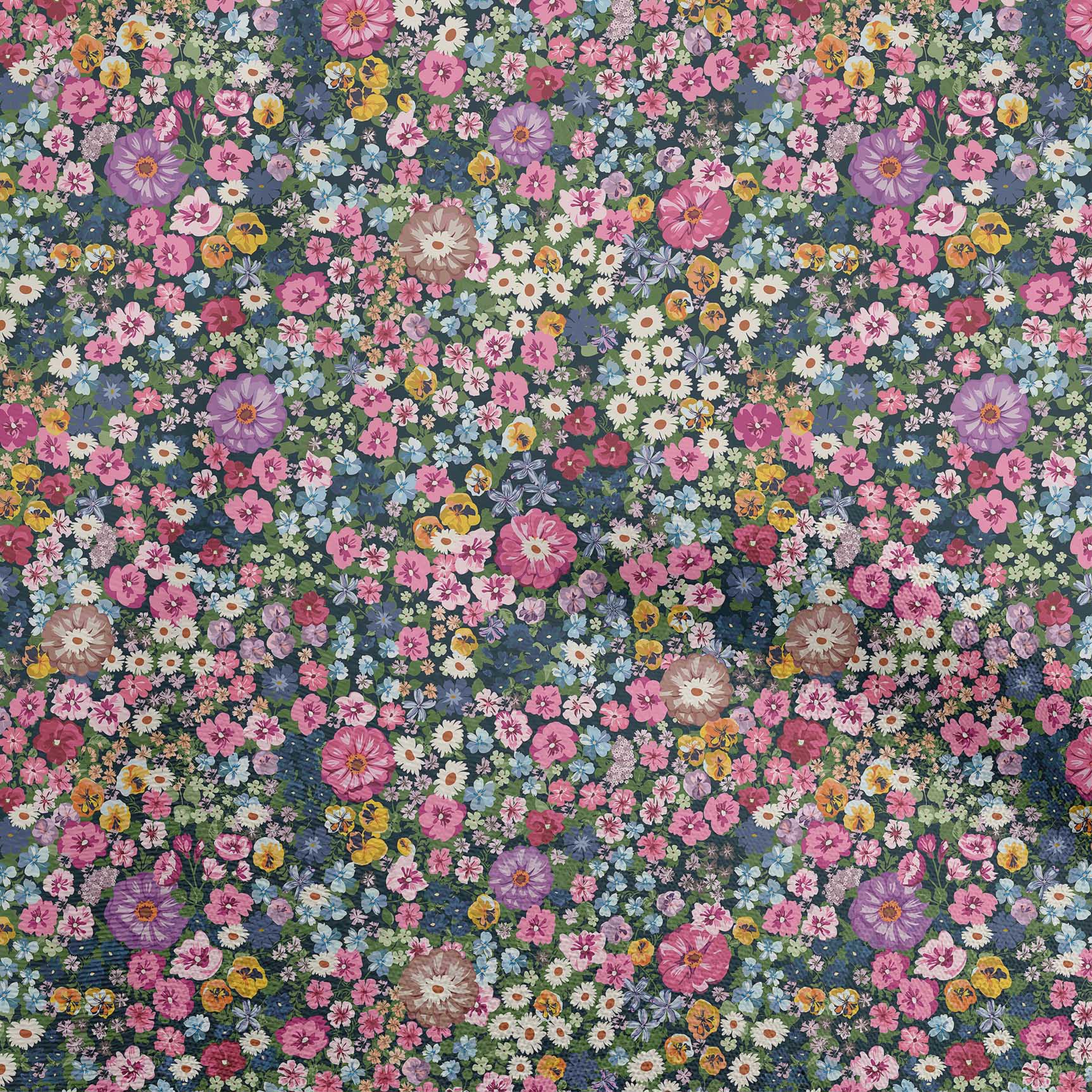 

oneOone Cotton Flex Green Fabric Asian Ditsy Flower Diy Clothing Тканина для стьобання Тканина з принтом, 40 дюймів 42 Inch Wide - Viscose Chiffon чирок синього кольору