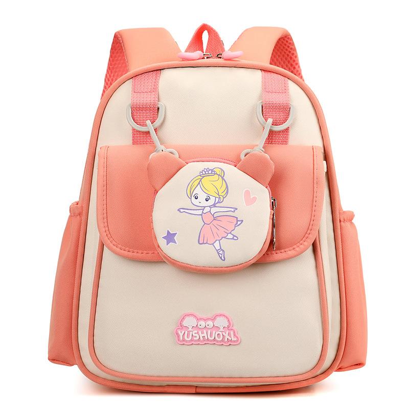 Kindergarten schoolbag for girls and boys entering school cute baby new backpack for children going out accessories girls small backpack
