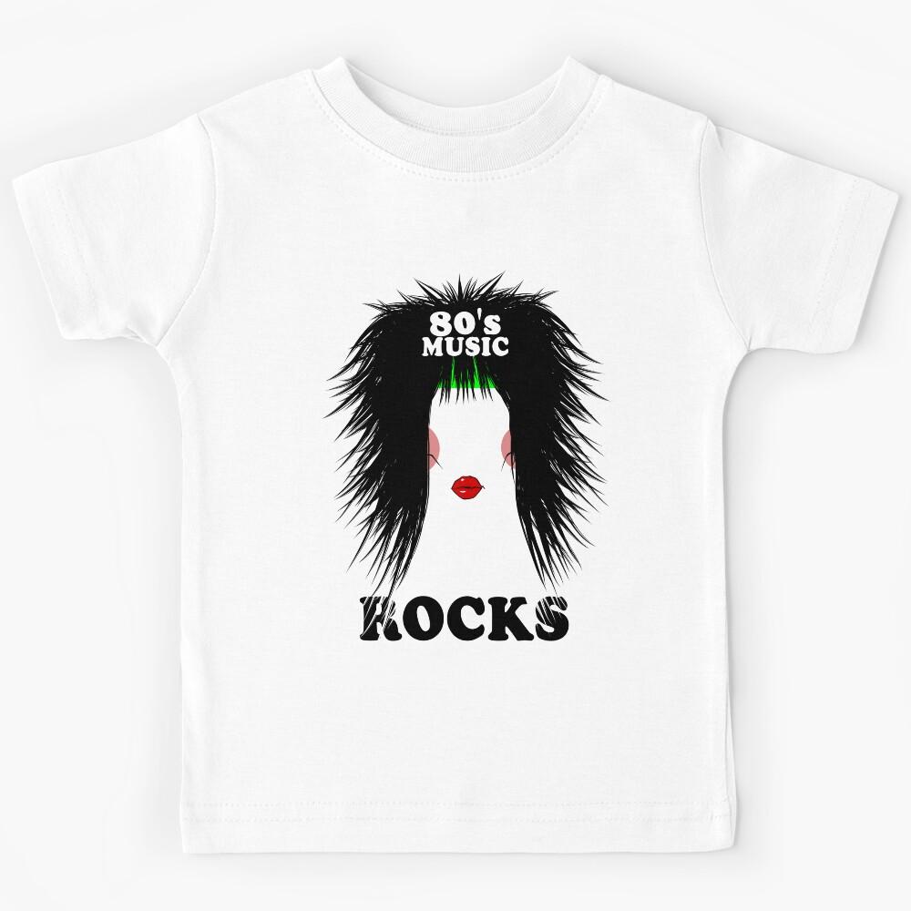 Hair Metal Eighties Music Rocks Kids T-Shirt 110