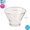 Toyo Sasaki Glass Dessert Made In Dishwasher Pack of 6 Bowl, Clear, 185ml, Bowl, Japan, Safe, B-09106HS,