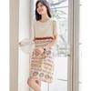 Demana Women's Printed Mulberry Silk Dress