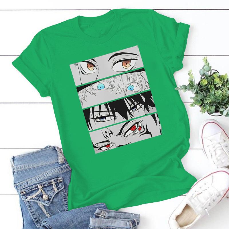 Japanese Anime Printed T-shirt Short-sleeved Women and Men Casual T-shirt