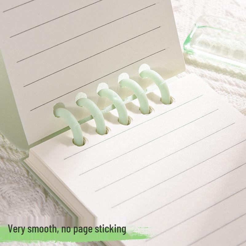 Портативный блокнот A7 однотонный: Мини-планер для студентов и простой карманный блокнот