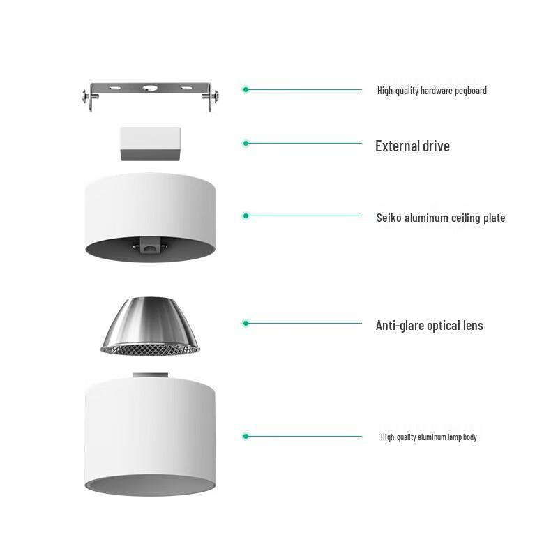 Liangtu LS15 Foldable Punch-Free Barrel Ceiling Light