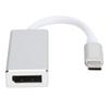 Datenkabel HD Datenübertragungskabel TypC zu DP Adapterkabel USB 3.1 zu DP High Definition Datenkabel(Silber )