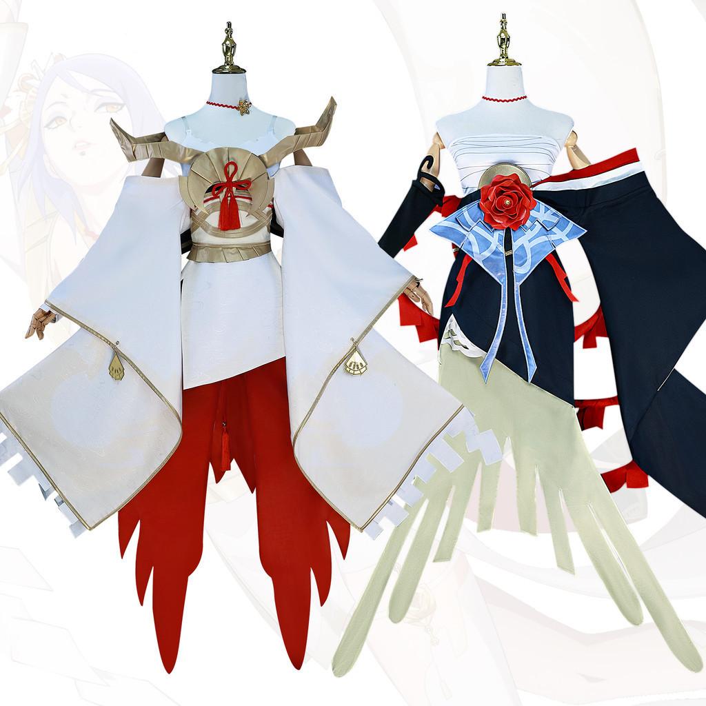 Sweet And Fresh Konan Cosplay Outfit White Crane Style Naruto Costume