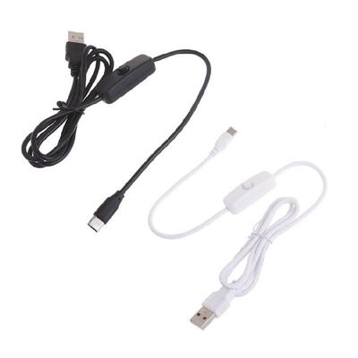 USB Type-C To USB A Charger Cable withSwitch 5V3A Power Cord forRaspberyPi4B