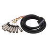 Hosa Dsub To XLR 3m DTM-803 Multi-Cable, 25-Pin Male,
