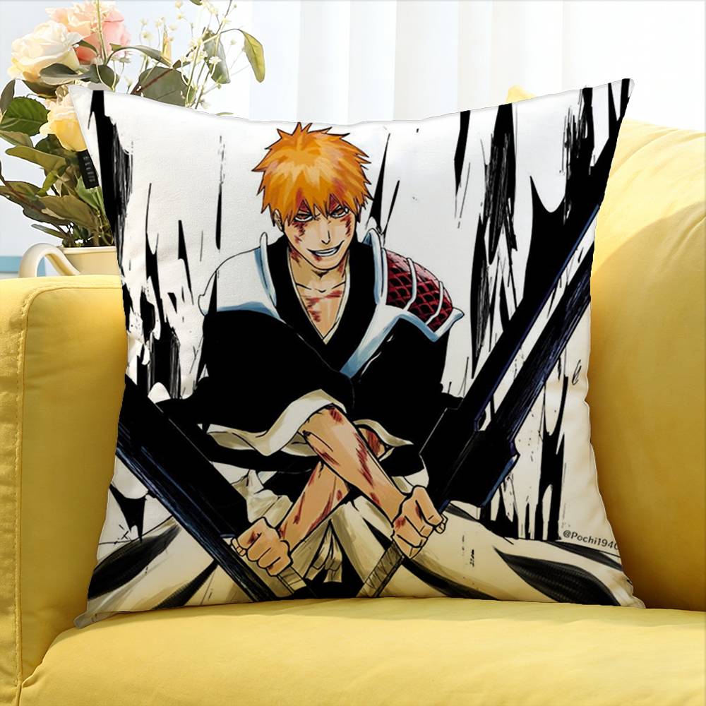 Anime I-Ichigo K-Kurosaki World Various Sizes Square Pillow Case For Car Home Bedchamber Decor