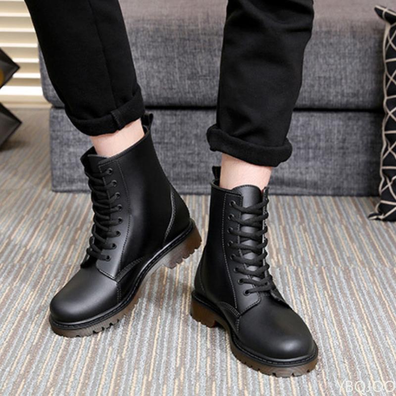 Short Tube Lace Up Women'S Shoes  Autumn New Casual Versatile Trend Design Sense Workwear Boots Women'S Shoes Platform Boots