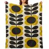 Orla Kiely Multi Stem Flowers,kiely Pattern,orla Kiely Design Throw Blanket Shaggy For Decorative Sofa Halloween Thin Blankets