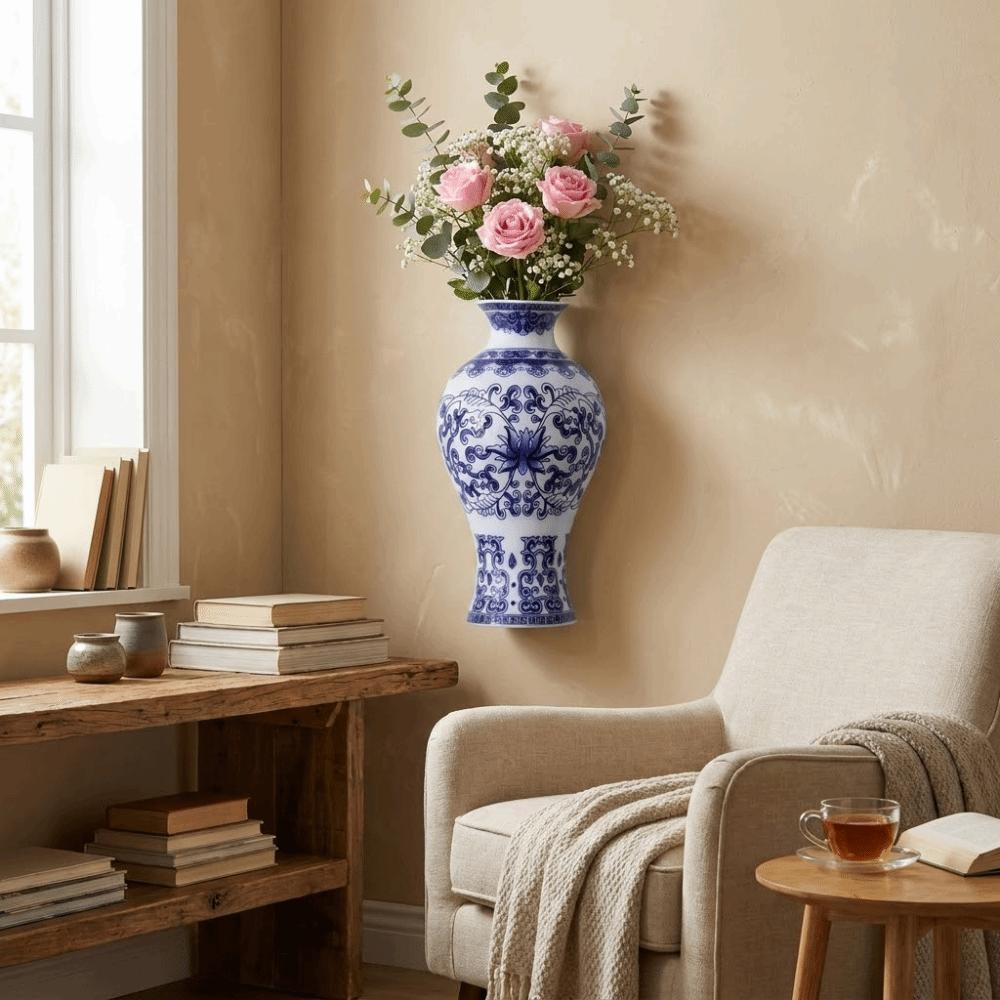 Decorative Flower Container Handmade Hydroponic Vase Unique Wall Hanging Vase Office